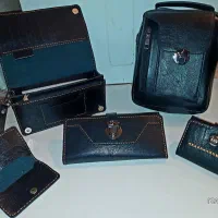 ست ۵ تیکه کیف چرم سوگو|کیف، کفش، کمربند|کرج, اصفهانی‌ها|دیوار