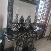 آینه وشمعدان وساعت آلیاژ