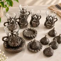 سرویس چای خوری طرح آنتیک
