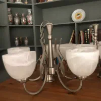 لوستر فلزی در حد نو|لوستر و چراغ آویز|شیراز, گلدشت معالی‌آباد|دیوار