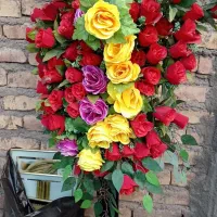 گل مصنوعی زیبا|گل مصنوعی|کرمان, |دیوار