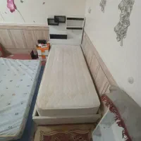 فروش دوعددتخت خواب تک نفره باتشک