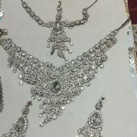 گردنبند هندی نگینی|بدلیجات|خاش, |دیوار