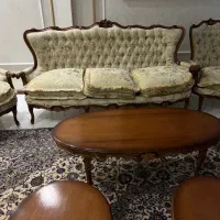 مبل سلطنتی چوب راش|مبلمان خانگی و میز عسلی|شیراز, تپه تلویزیون|دیوار