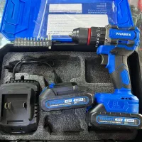 دریل شارژی۲۰ولت دوباطری باسری پیچ گوشتی وگارانتی