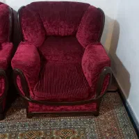 مبل راحتی مخمل بدون پارگی سالم بدون ایراد|مبلمان خانگی و میز عسلی|مشگین شهر, |دیوار