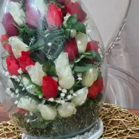 گل رز باکس شیشه ای