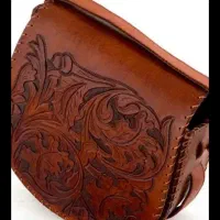 کیف دوشی زنانه چرمی دست دوز