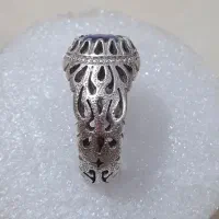 انگشتر یاقوت کبود با رکاب تمام دست ساز|جواهرات|تهران, شهرک طالقانی|دیوار