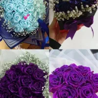 گل روبانی و کریستال