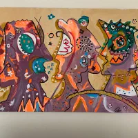 نقاشی روی بوم