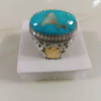 دو عدد انگشتر فیروزه نیشابوری اصل رکاب نقره 925|جواهرات|تهران, نیروی هوایی (پیروزی)|دیوار