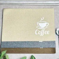 زیر بشقابی نسوز کنفی و PVC طرح‌دار