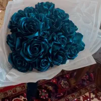 دسته گل روبانی