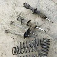 چهار عدد کمک و فنر پراید سالم