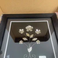 قاب گل نقره با کیفیت بالا نو