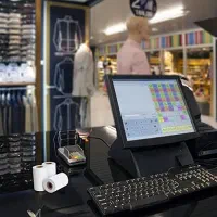 sky فیش پرینتر سیستم صندوق فروشگاهی ۱۵ اینچ