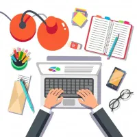 با هر 10 انگشت و بدون نگاه به صفحه کلید تایپ کنید