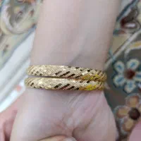 دستبند طرح اپل و دو تا النگو