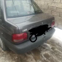 خودروی پراید خاکستری