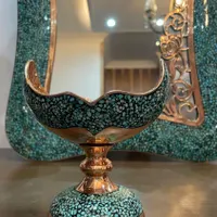ظروف مسی فیروزه کوبی کار دست استاد حمید حسینی|صنایع دستی و سایر لوازم تزئینی|تهران, گیشا|دیوار