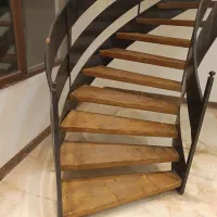 اجرایی پله آهنی و چوبی|مصالح و تجهیزات ساختمان|رشت, رودباری|دیوار