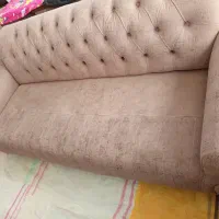 مبل چستر نو به همراه جلو مبلی