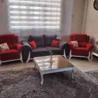 مبل هفت نفره خوش رنگ چوب راش شرکتی|مبلمان خانگی و میز عسلی|بندر ماهشهر, |دیوار