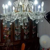 لوستر کریستال چک.|لوستر و چراغ آویز|تهران, خواجه نظام الملک|دیوار