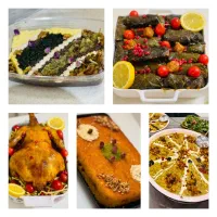 غذای خانگی دلمه کشک بادمجان آش رشته