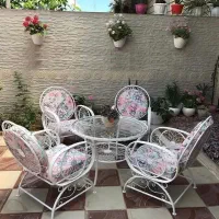 صندلی فلزی بیضی مناسب باغ ویلا مستقیم از تولیدی|صندلی و نیمکت|احمدآبادمستوفی, |دیوار