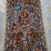 تابلو فرش دستباف طرح سلاطین