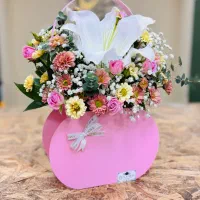 روز دختر،باکس گل،گل رز، ماشین عروس دسته گل عروس
