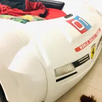 سرویس تخت و میز تحریر ماشین فراری قرمز و سفید