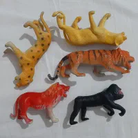 فیگور حیوانات ببر و پلنگ و شیر و میمون|اسباب‌‌بازی|تهران, سبلان (لشگر)|دیوار