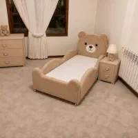 تخت خواب کودک و نوجوان مدل تدی خرسه (تولیدی) دلونا|اسباب و اثاث بچه|تهران, نمایشگاه بین المللی|دیوار