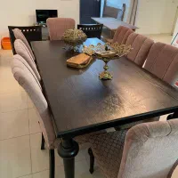 سرویس ست مبل ۵نفره و میزناهارخوری۸نفره|میز و صندلی غذاخوری|تهران, گلستان (شهرک راه آهن)|دیوار