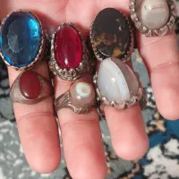 انگشتر نقره  انواع انگشتر مثل سلیمانی  یاقوت عقیق