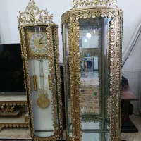 ست گنجه و ساعت برنجی نو|بوفه، ویترین، کنسول|نیشابور, عدالت|دیوار