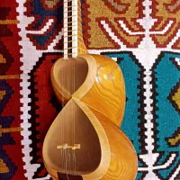 تار حرفه ای (سه مهر یوسف صنعت)|سازهای سنتی|رشت, سعدی (تختی)|دیوار