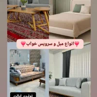 مبل کد ۸۸۳۳۰۰ و سرویس خواب فقط با ۵ میلیون|مبلمان خانگی و میز عسلی|همدان, |دیوار