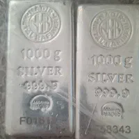 شمش نقره ندیر 1000 گرمی