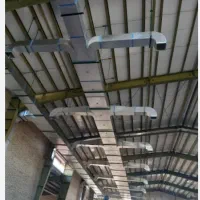 اجرای کانال پیش عایق فنولیک داکت اسپلیت