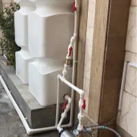 نصب پمپ اب و نصب مخزن اب