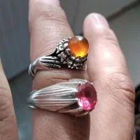 انگشتر یاقوت سرخ سونچیا معدنی و دسته دلبر یمنی|جواهرات|اسلامشهر, مطهری|دیوار