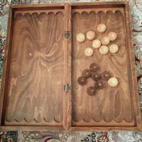 تخته نرد و شطرنج چوب دست ساز
