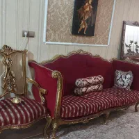 غذا خوری و مبل تمام چوب ۷ نفره|میز و صندلی غذاخوری|رباطکریم, رباطکریم|دیوار