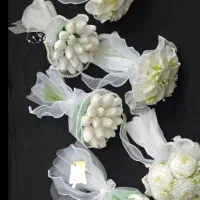 دسته گل عروس داماد|گل مصنوعی|بیرجند, |دیوار