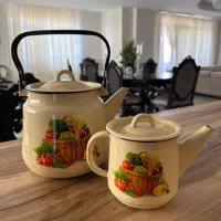 قوری کتری۳/۵ لیتری لعاب روس|قوری، کتری، قهوهساز دستی|هشتگرد, شهرک ولیعصر (مصلی)|دیوار