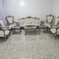 مبلمان سلطنتی استیل ۹ نفره|مبلمان خانگی و میز عسلی|کوهسار (البرز), |دیوار
